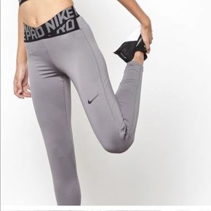 Grey Nike Pro leggings